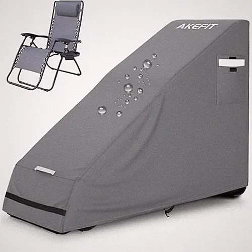 1PCS Zero Gravity Chair Cover,Outdoor Waterproof Folding Chair 1 Pack-Grey