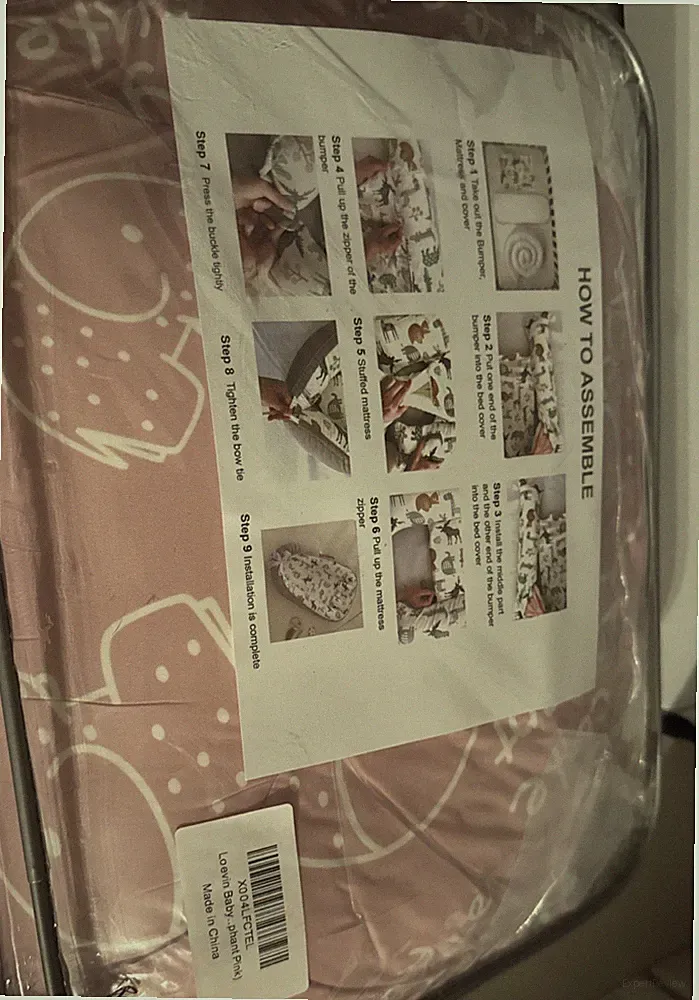 Baby and Infant Lounger - New Born to 24 Months - Pink and White - New Sealed
