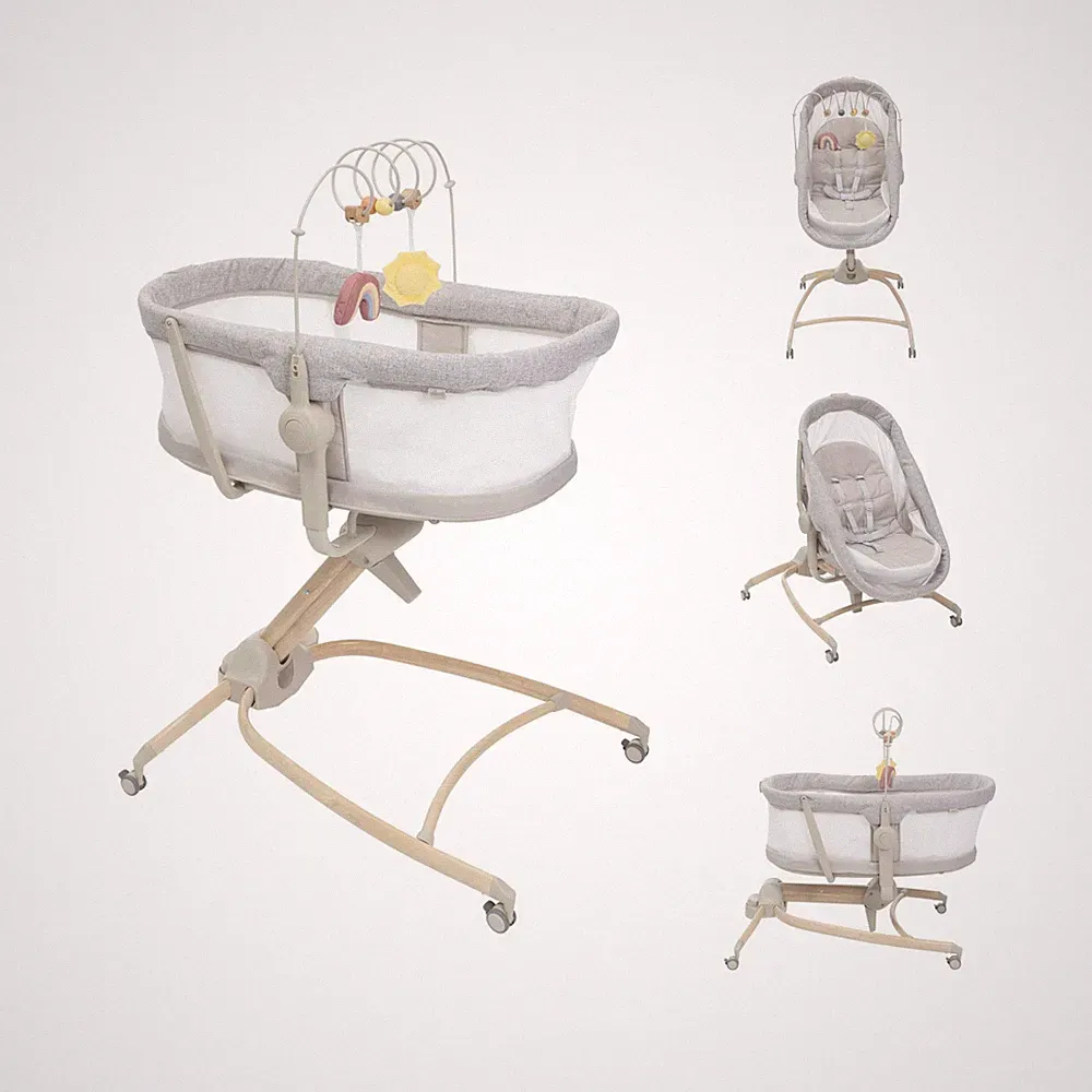 Chicco Baby Hug 4-in-1 Armonia Newborn Toddler Crib Recliner High Chair Toy Bar