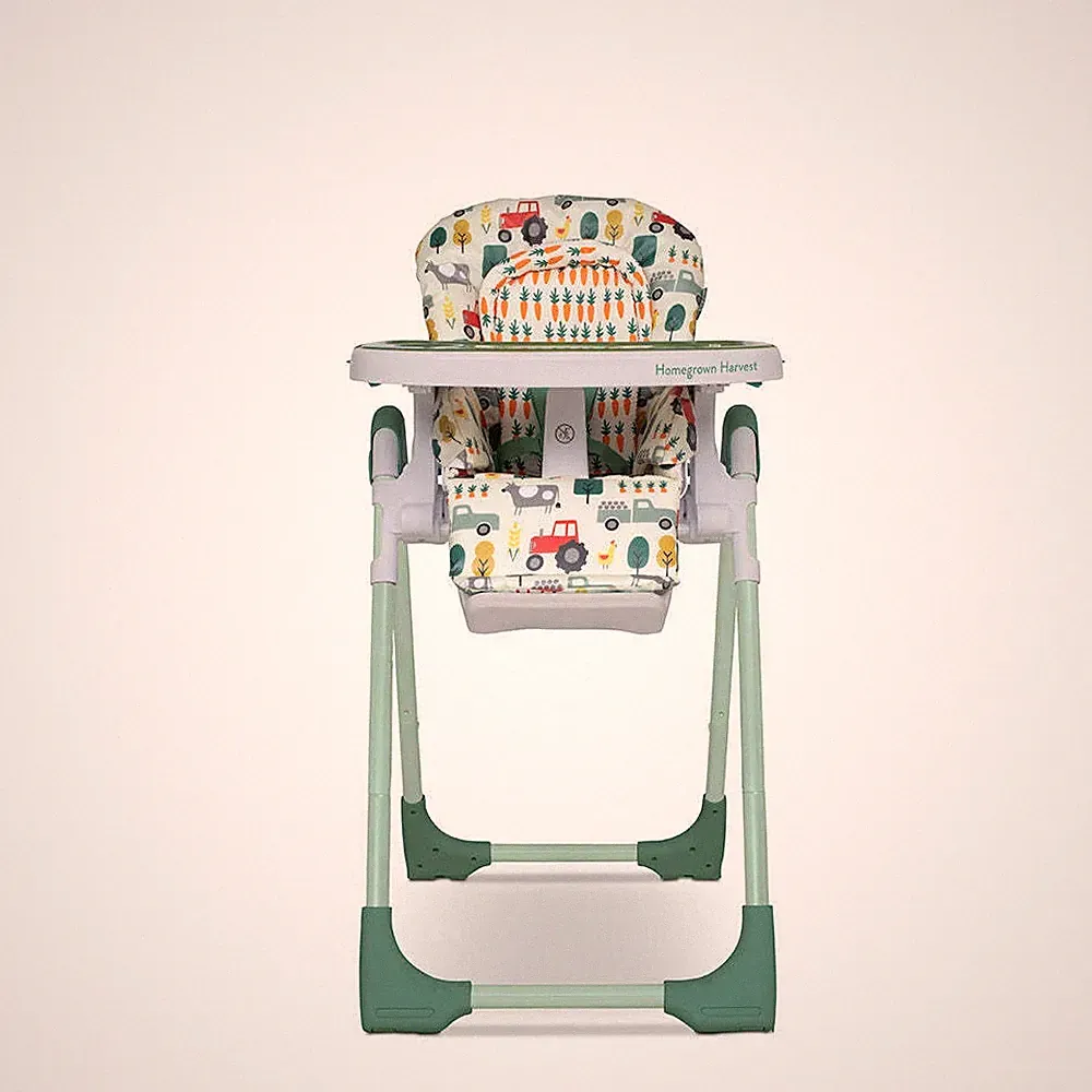 Cosatto Noodle Highchair From Birth, Recline, Compact Fold Old Macdonald
