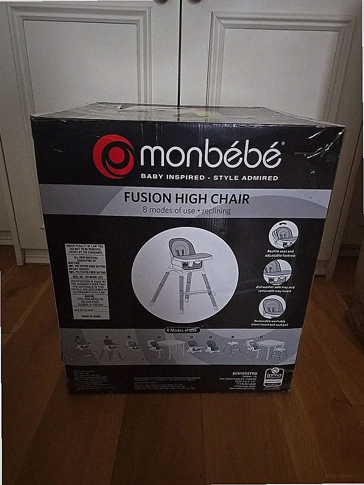 Monbebe Fusion Reclining Highchair with 8 Modes of Use Stardust BCH180STRD
