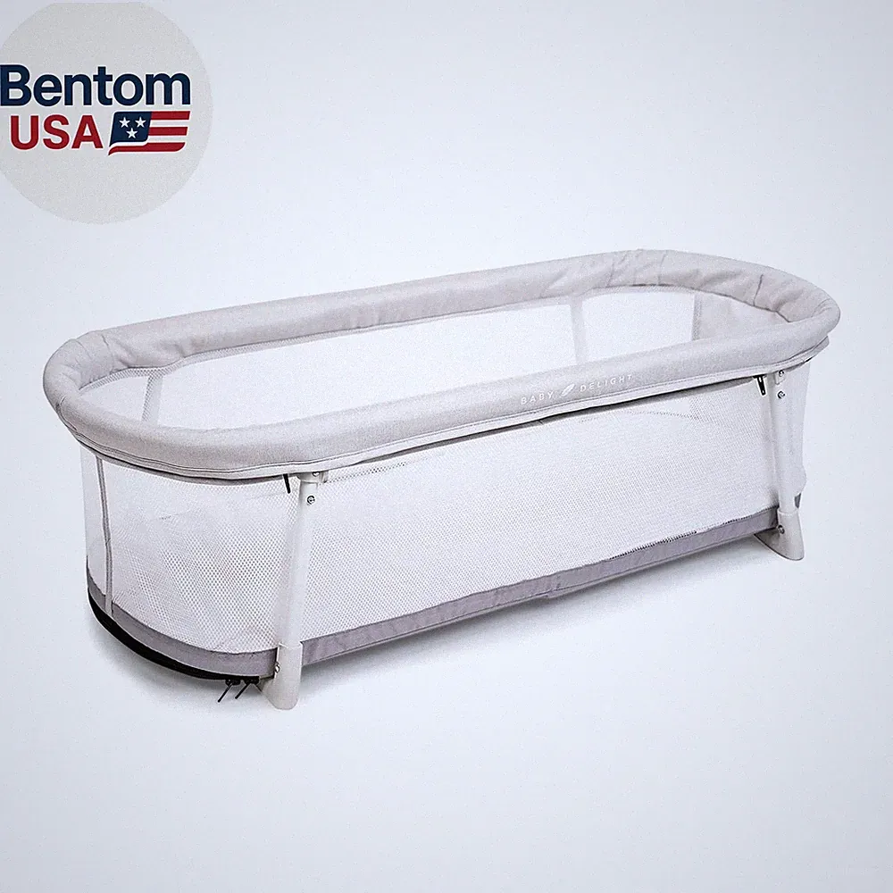 Snuggle Nest Bassinet, Portable Baby Bed, for Infants 0 – 5 Months, Driftwood Gr