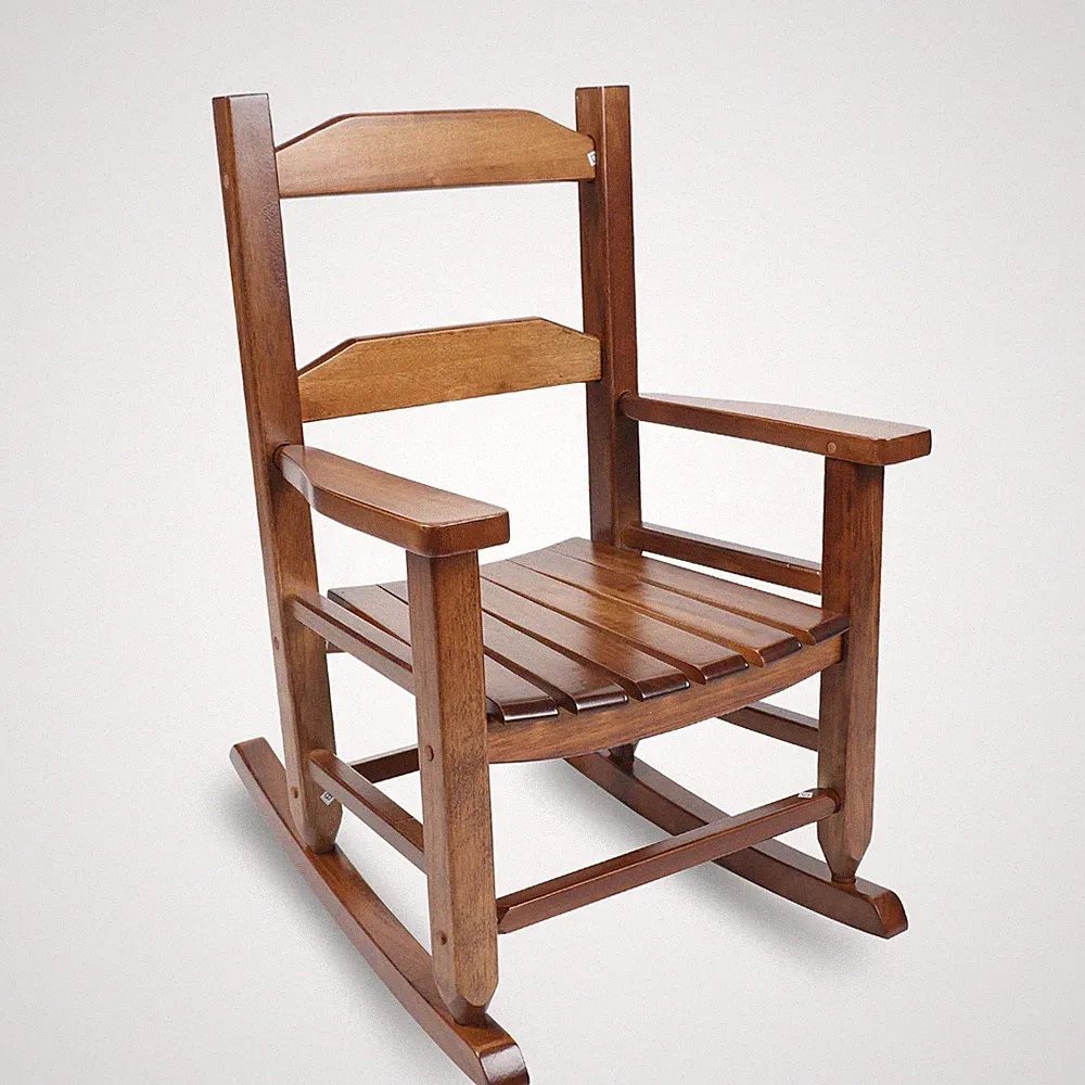 Toddler Rocking Chair Kids Wooden Indoor for Toddlers Comfy Recliner Rocker f...